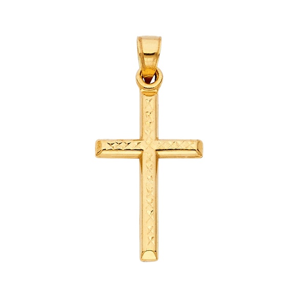 TGDJ Other - 14K Yellow Gold Religious Cross Pendant